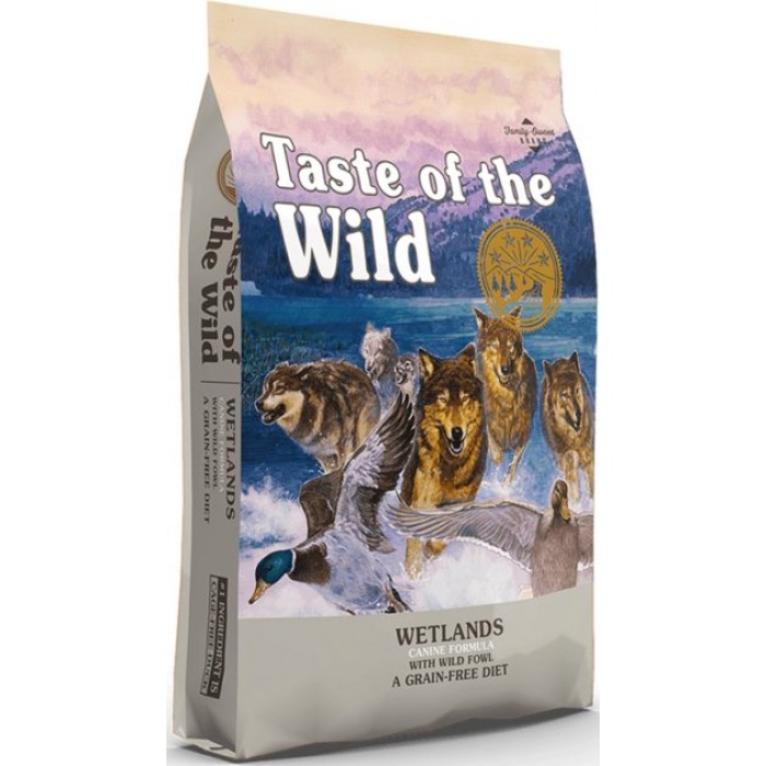 Taste of the Wild Wetlands Canine Formula сухий корм для собак з качкою та перепілкою 2 кг