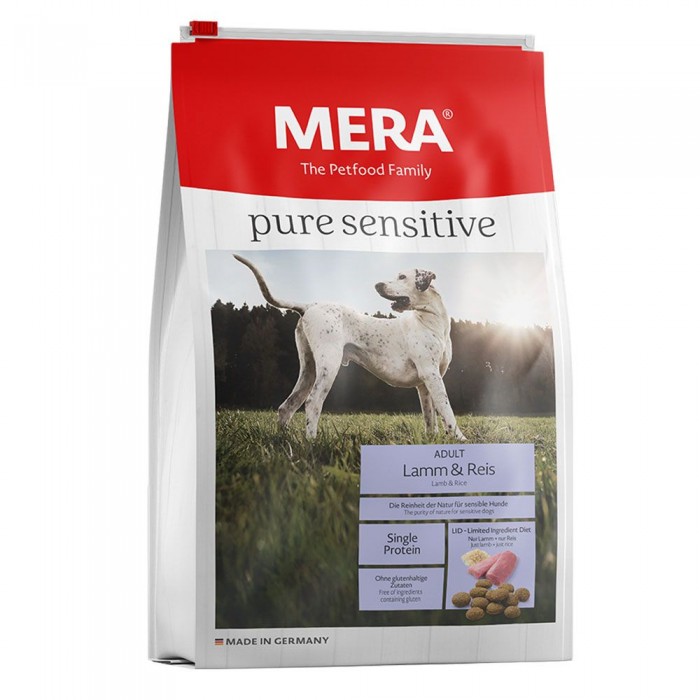 MERA Pure Sensitive Adult Lamb & Rice сухий корм для собак з ягням та рисом 12,5 кг