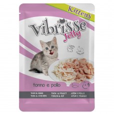 Vibrisse Jelly вологий корм для кошенят з тунцем і куркою в желе 70 г