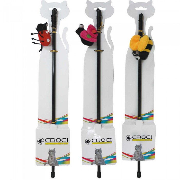 Croci іграшка Дражнилка з комахою для котів 46 см