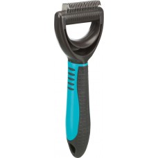 Trixie ковтуноріз універсальний загнутий із густими зубцями для догляду за шерстю собак і котів 5х18см 
