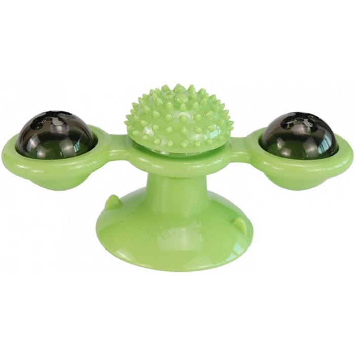 AnimAll CrazZzy 9888 інтерактивна іграшка для котів на присосці "Крейзи Кєт" (зелена)