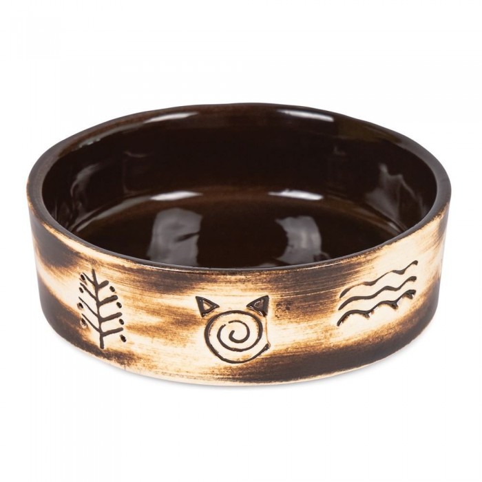 ТМ Природа "Етно" керамічна миска для котів і для собак дрібних порід 200мл
