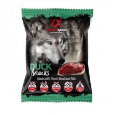 Alpha Spirit Dog Snacks Duck напіввологі ласощі для собак з качки 50г (кубики)