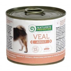 Nature's Protection Adult Veal вологий корм для собак із телятиною 200 г*6шт.