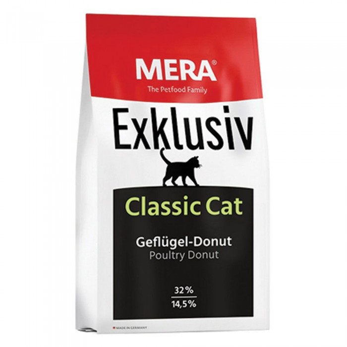 Mera Exklusiv Classic Cat Poultry Donut сухий корм для котів з птицею 10 кг