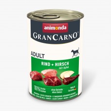 Animonda GranCarno Adult Beef + Deer with Apple вологий корм з яловичиною, олениною та яблуком для собак 400 г