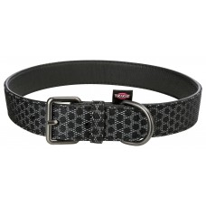 Trixie Night Reflect нашийник для собак великих та гігантських порід (чорний) L–XL 47–58см/30мм
