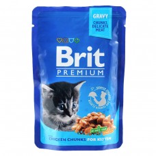 Brit Premium Cat pouch курка для кошенят 100g