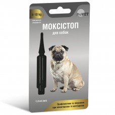 ProVET Моксістоп краплі антигельмінтні для собак від 4 до 10 кг (1 мл)