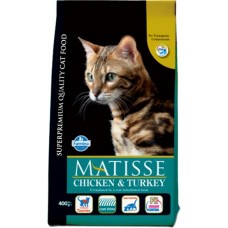 Farmina Matisse Adult Chicken & Turkey сухий корм для котів з куркою та індичкою 0,4 кг