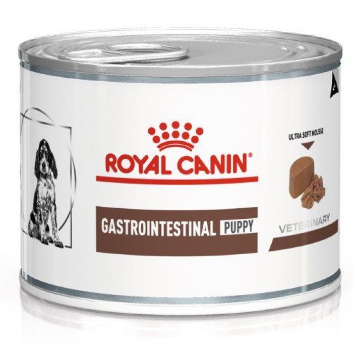 ROYAL CANIN GASTRO INTESTINAL PUPPY CANS вологий корм для цуценят при проблемах із травленням 195 г