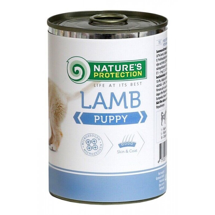 Nature's Protection Puppy Lamb вологий корм для цуценят з ягням 800 г*6шт.