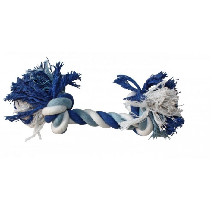 Croci іграшка для собак "Канат з вузлами" (синій) 20 см