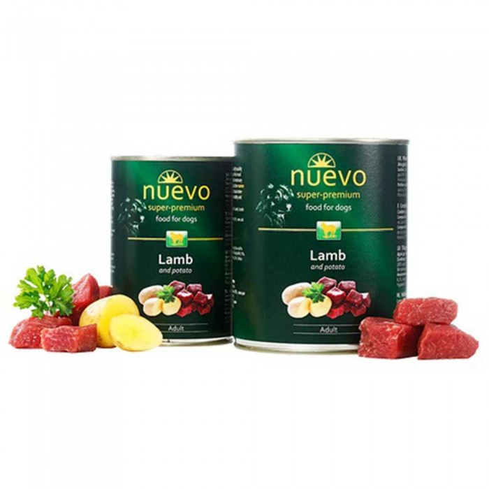 NUEVO DOG ADULT Lamb & Potato вологий корм з ягням та картоплею 400 г