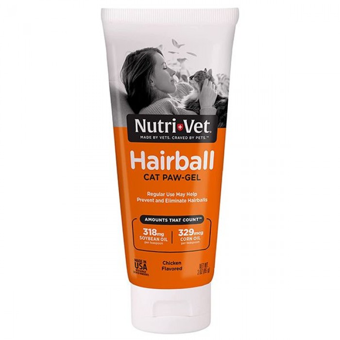 Nutri-Vet Hairball Chicken гель з куркою для виведення шерсті у котів 89 мл
