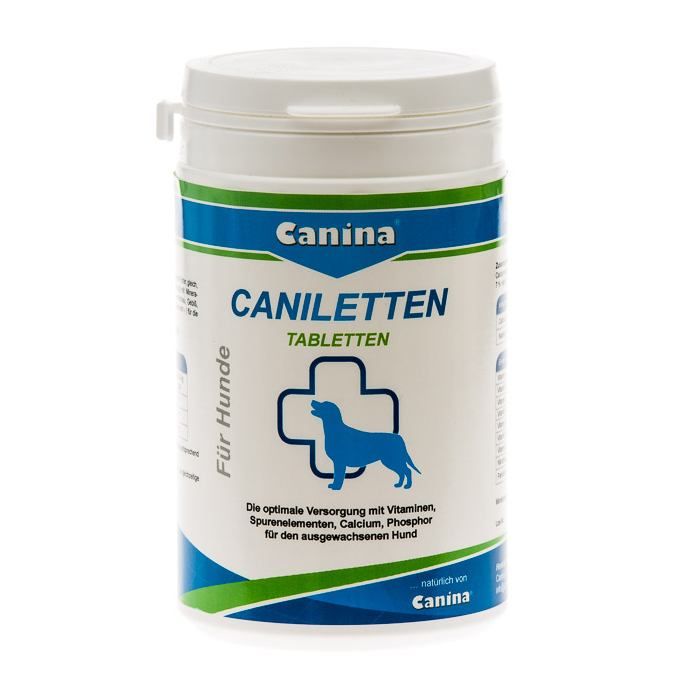 Canina Caniletten вітаміни для дорослих собак 300 г/150 таб.