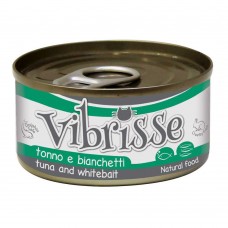 Vibrisse вологий корм для котів з тунцем і корюшкою 140 г