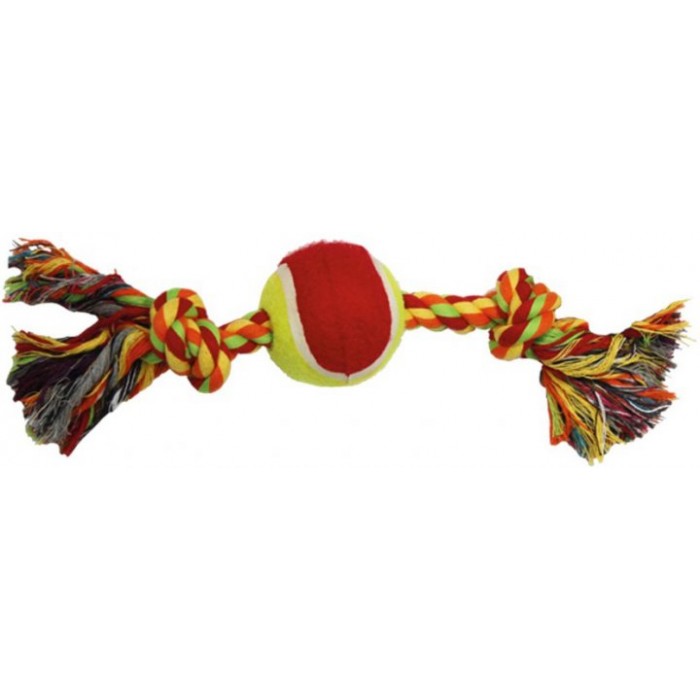 Croci іграшка для собак "Канат з тенісний м'ячем" 30,5х6 см