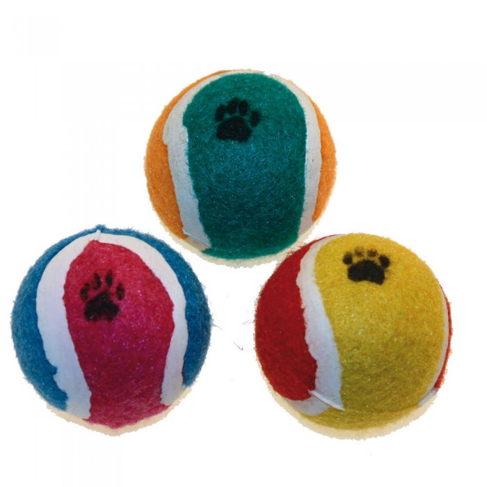 Croci іграшка для котів "Тенісний м'ячик з лапкою" (в асортименті)