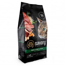 Savory Adult Cat Gourmand Fresh Turkey and Duck 2 kg