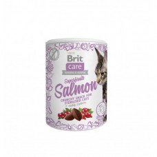 Brit Care Cat Snack Superfruits Salmon ласощі з лососем, шипшиною та журавлиною для котів 100 г