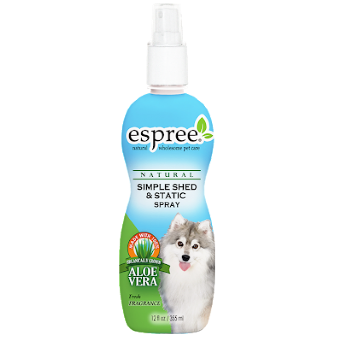 Espree Simple Shed & Static Spray антистатичний спрей для собак 355 мл