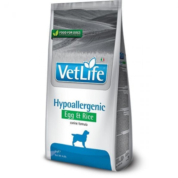 Farmina Vet Life Hypoallergenic Egg & Rice сухий дієтичний корм для собак при харчовій алергії 2 кг