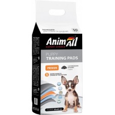 AnimAll Puppy Training Pads пелюшки для собак та цуценят з активованим вугіллям 60×60 см 50 шт