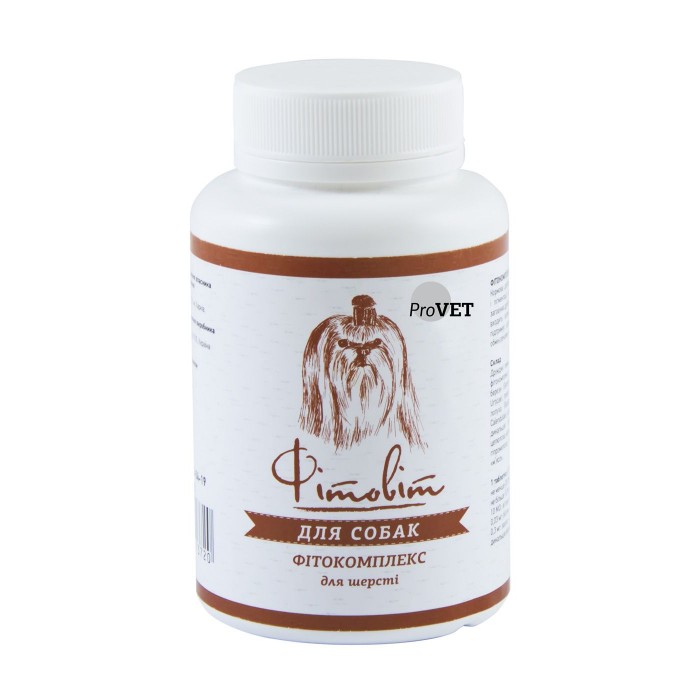 ProVET Фітовіт фітокомплекс для шкіри і шерсті собак 100 табл.