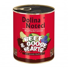 Dolina Noteci Superfood для cобак з яловичих і гусячих сердець 800 г