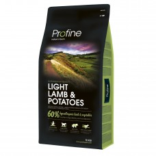 Profine Light Lamb сухий корм для оптимізації ваги з ягням 15 кг