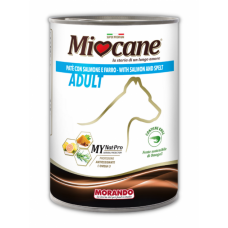Morando Miocane вологий корм для собак з лососем та полбою 400 г