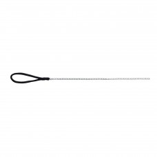 Trixie повідець-ланцюг для собак мініатюрних та міні порід з нейлоновою ручкою (чорний) XS-S 1м/4мм