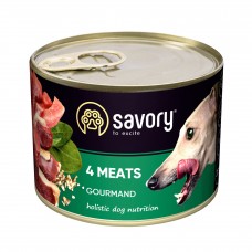 Savory Dog Gourmand 4 види м'яса 200g