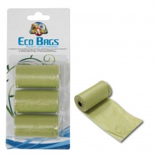 Croci ECO Bags пакети для прибирання за собаками (зелені) 3 рулони х 20 шт.