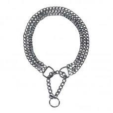 Trixie нашийник-зашморг для собак гігантських порід потрійний хромований  XL 60см/2,5мм