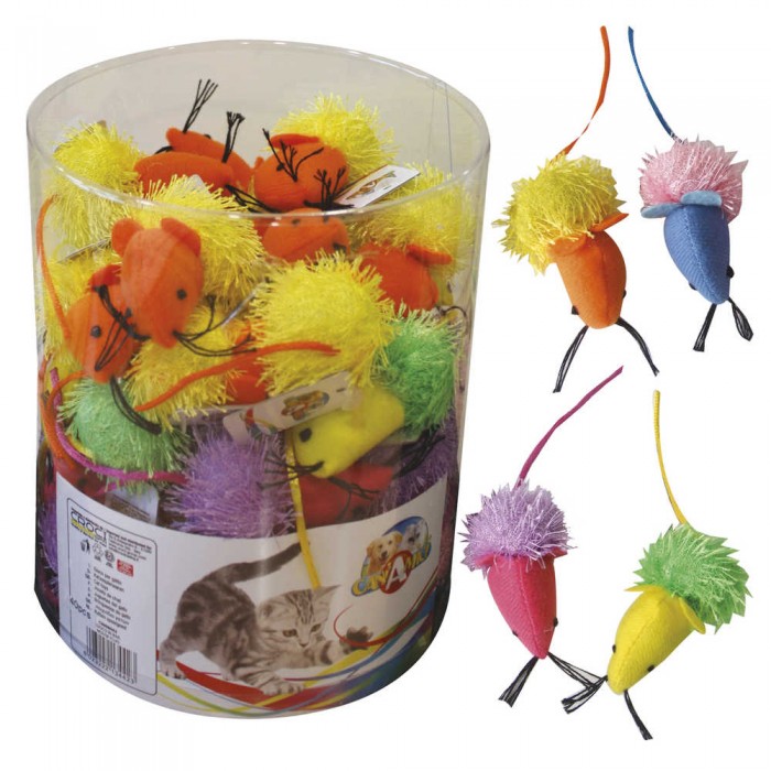 Croci іграшка для котів "Миша-балерина" (в асортименті)