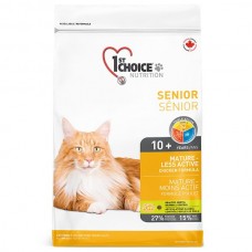 1st Choice Senior Mature Less Aktiv сухий корм для котів похилого віку 5,44 кг
