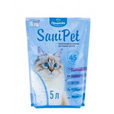SANI PET силікагелевий наповнювач для котів без аромату 5л