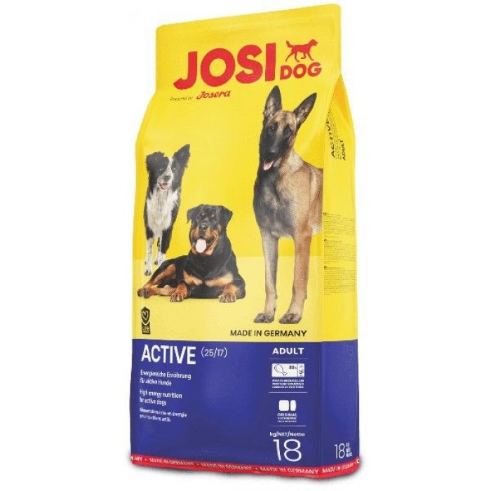 Josera JosiDog Active безглютеновий сухий корм для активних собак 15 кг