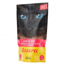 Josera Filet вологий корм з філе курки та яловичиною для котів 70 г*16 шт