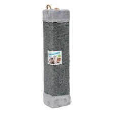 Пухнастики кігтеточка для котів кутова (джут) сіра 50×10×10 см