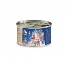 Brit Premium by Nature Cat курка з яловичиною 200g