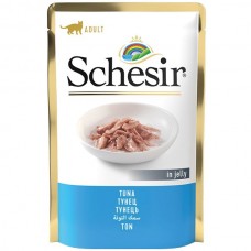 Schesir Tuna вологий корм для дорослих котів з тунцем в желе 85 г