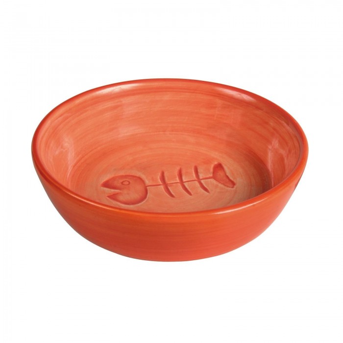 Trixie керамічна миска для котів з рибкою 0,2 л/13 см