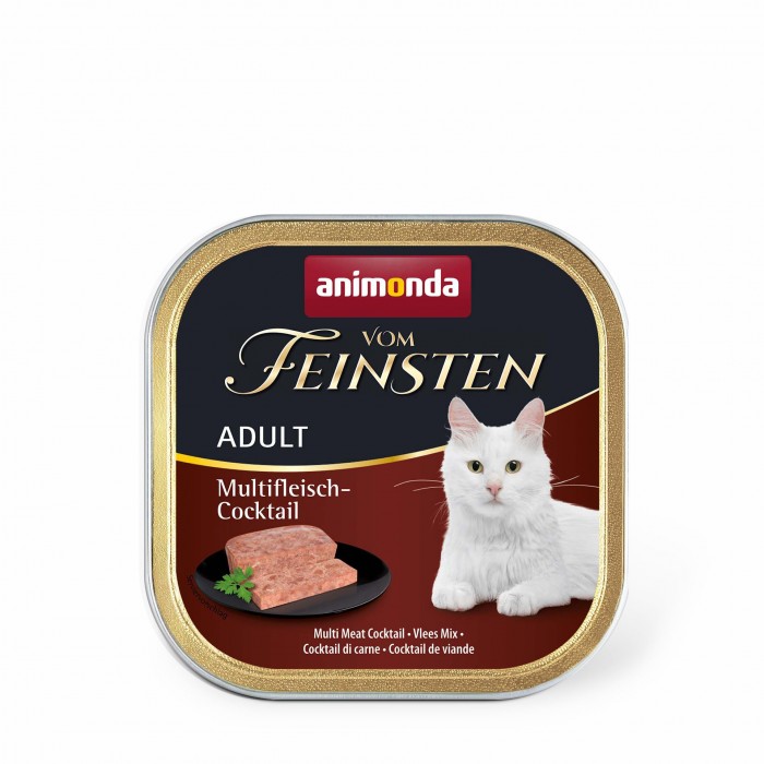 Animonda Vom Feinsten Adult Multi Meat Cocktail вологий корм мультим'ясний коктейль для котів 100 г
