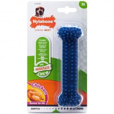 Nylabone Moderate Chew Dental Bone іграшка кістка для собак середніх порід з ароматом курки 14,6см