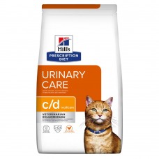 Hill's PD c/d Feline Multicare Urinary Care Chicken при захворюваннях сечовидільної системи котів 0,4 кг