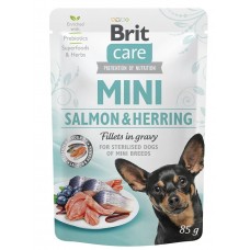 Brit Care Mini pouch філе лосося з оселедцем у соусі 85g